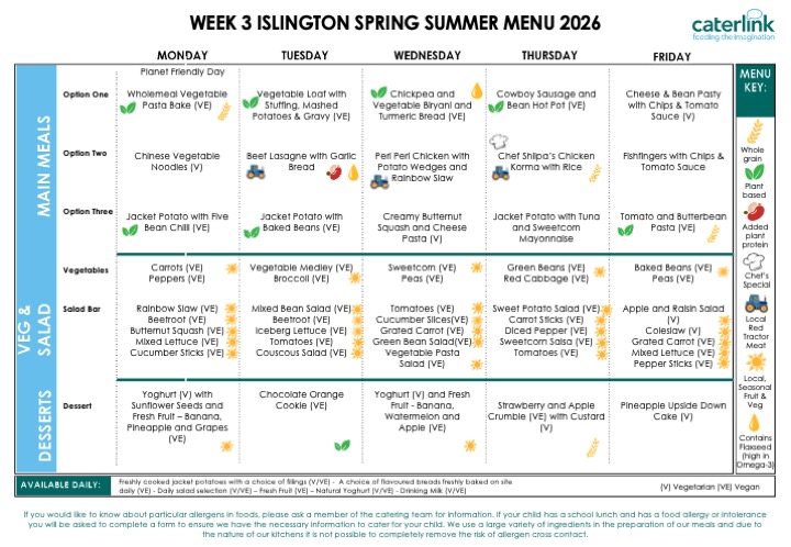 Primary Spring Summer 2026 Menu Caterlink